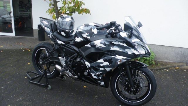 Kawasaki Ninja 650 Winter-Camouflage